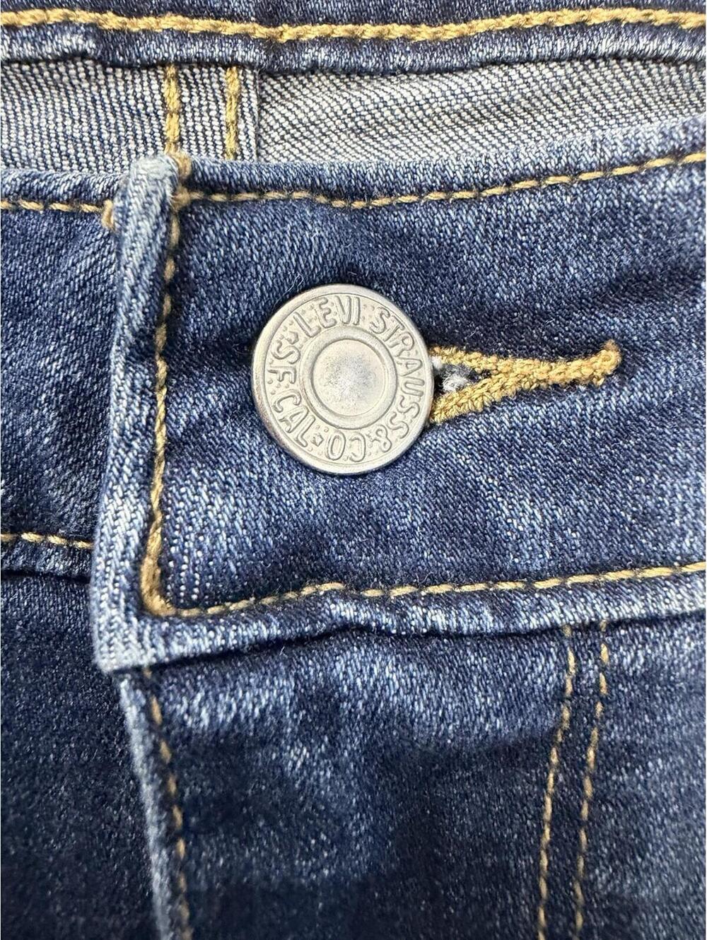 Levis 725 High Rise Bootcut Jeans 32 Women's Dark Blue Wash Size 32 - Picture 7 of 16